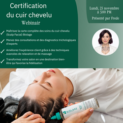 Webinaire Francais - Certification Biolage Hair Spa  - November 23rd, 2026